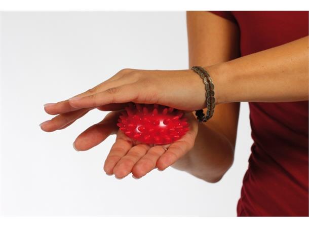 Togu Massagebold Halv 8 x 4 cm Rød